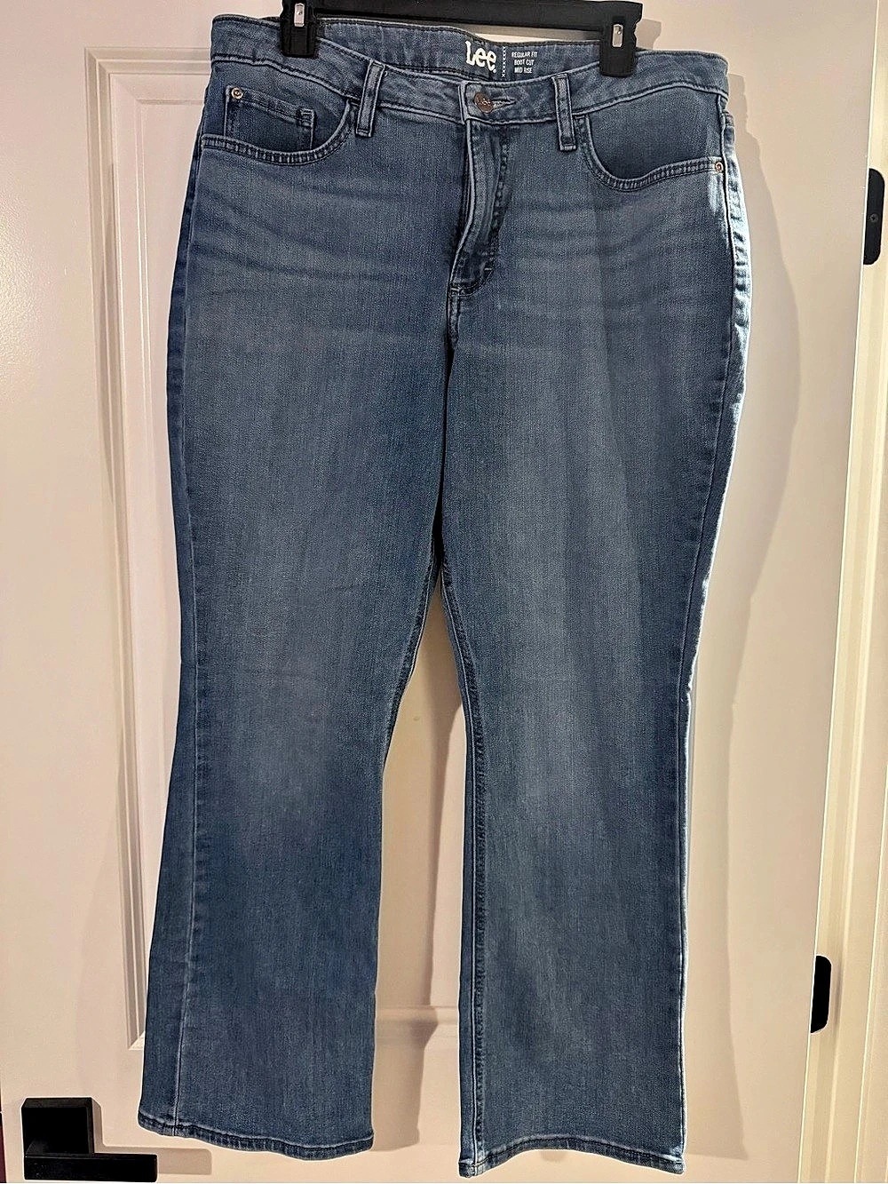 Lee Regular Fit Bootcut Mid Rise Blue Jeans 14P